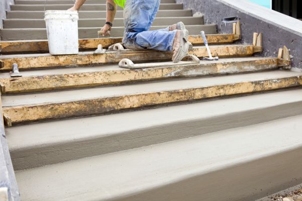 Concrete Steps Pouring in Moses Lake