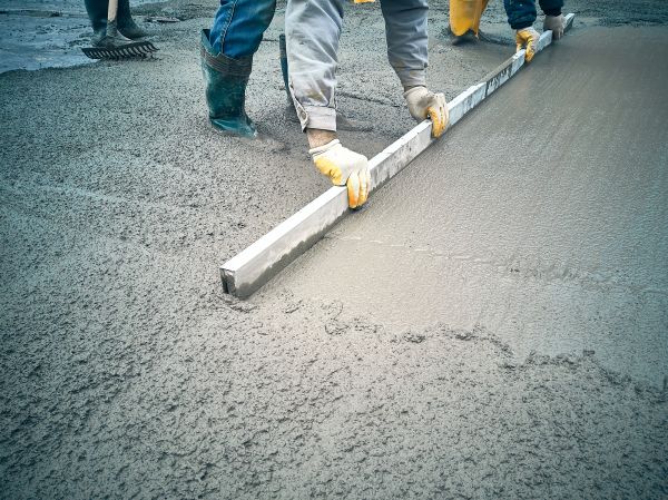 Cement Slab Installation in Moses Lake