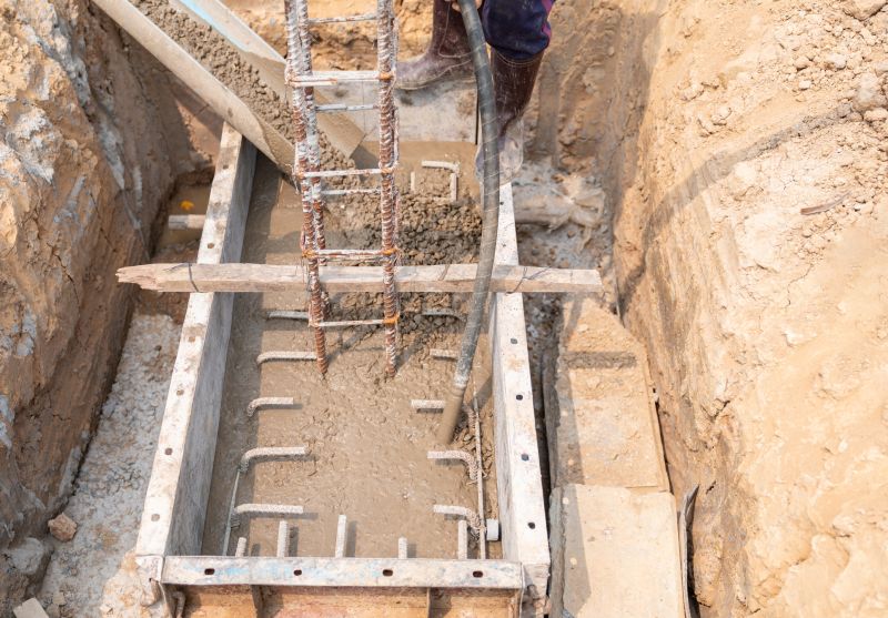 Barn Concrete Pouring