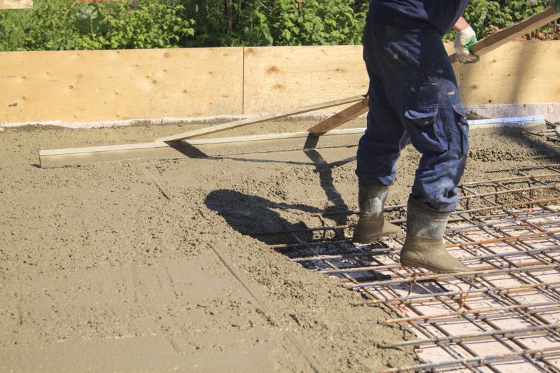 Seasonal concrete work