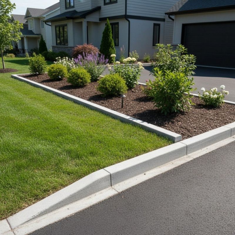 Lawn Curbing Installation detail